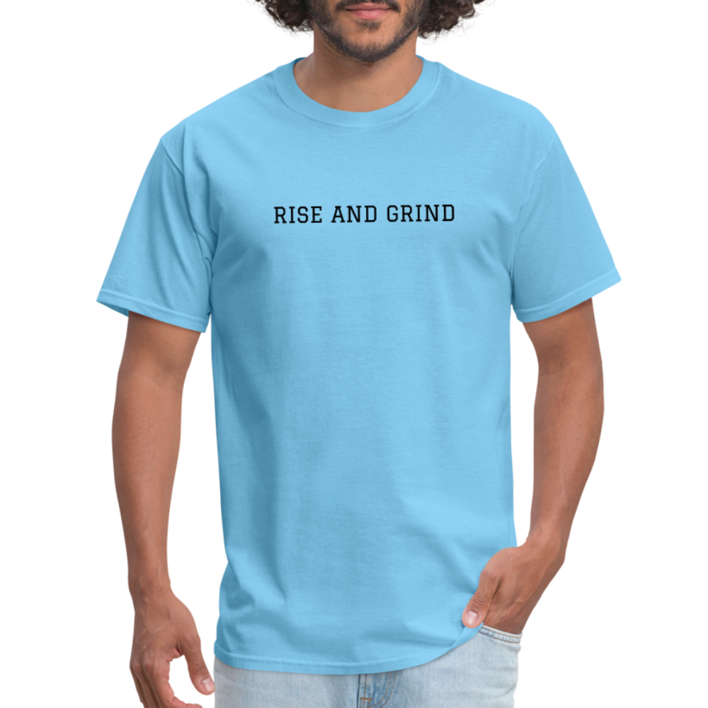 Rise and Grind - aquatic blue